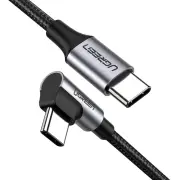 Ugreen 2m 100W 90 Degree Angle USB-C Braided Cable