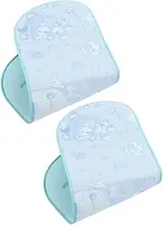 Vaguelly Cooling Mat for Stroller 2-Piece Ice Silk Cotton Pad for Summer Winter Use