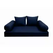 *COVER ONLY*-Style 4 Daybed Mattress Bolster Pillow Covers Knife Edge Twin-AD101