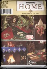 UC Shirley Botsford Renaissance Holiday Christmas Simplicity 8475 Pattern Vtg