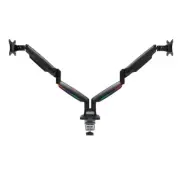 Kensington Black SmartFit One Touch Dual Arm Holder Mount For 13"-32" Monitor