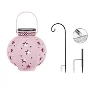 Solar Light Lanterns Hanging Star Projection Light Shadow Lantern Home Decor