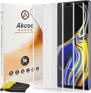 [3 Pack]Galaxy Note 9 Screen Protector,UV liquid adhesive Tempered Glass[Touch Sensitive][Repair Scratch]for Samsung note 9