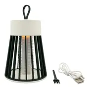 USB Rechargeable Mosquito Zapper Insect Killer Lamp Bug Catcher Cable Brush