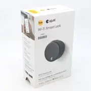 August Wi-Fi Smart Lock - Wi-Fi Connected Smart Keyless Entry Door Lock In Black