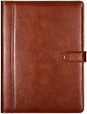 [HAMKVBPR] Conference Folder A4 Briefcase Folder Holder Letter Office Conference Supplies for Interview(Brown)