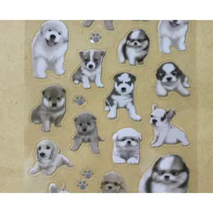 夢幻狗透明貼紙 (15106) 透明貼紙 (DREAM DOG) 裝飾貼紙 貼紙 手帳貼 030【久大文具】0129