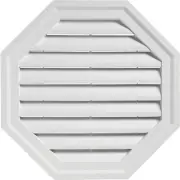 Ply 18" Octagon White Gable Attic Vent OCTGV18 AW Ply OCTGV18 AW 099114706564
