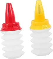 OHPHCALL Cookie Decorating Kit 2 Pack Icing Bottles for Fondant Cake Baking Tool Easy to Clean Random Color