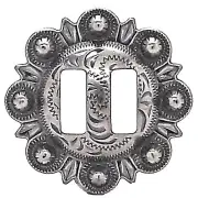 Berry Slotted Concho Antique Silver 1" 7862-21S