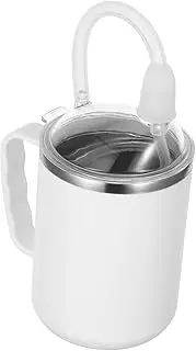 FOMIYES Leak Drinking Cup for Elderly Unbreakable Sippy Cup with Ergonomic Handle for Patients and Seniors Prevents Spills Easy to Grip for Home Hospital Use