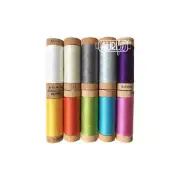 Aurifil Thread 10 SMALL SPOOLS 80WT English Paper Piecing Workshop