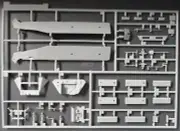 Dragon 1/35th Scale Sd Kfz 251 Ausf D - Parts Tree B from Kit No. 6233
