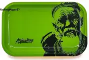 Afghan Hmp Papers Metal Cigarette Rolling Tray 11"X7"
