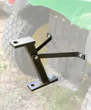 Trailer Hitch for Lawn Mower, Garden Tractor Trailer Hitch, Solid Iron Construction, Compatible with John Deere Ariens Cub Cadet Poulan Pro Husky Husq