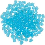 OFFSCH 400Pcs Luminous Stones for Aquarium Decoration Glow Dark Gravel for Fish Tank Rocks for Pathways Gardens and Outdoor Decor