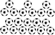 Vaguelly 20Pcs Table Foosball Balls Standard Soccer Game Accessories for Mini Tabletop Football Replacement Balls for Table Soccer Fun
