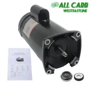 2 HP B2843 Square Single Speed Pool Pump Motor and Seal Kit 3450RPM 230V