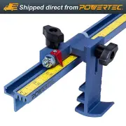 POWERTEC T Track Fence Cap and Stop Kit for Miter Saw, 1 Set (71742)