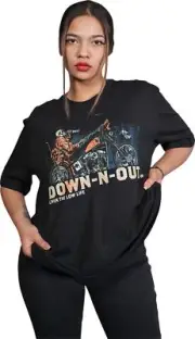Lethal Threat Party First Safety Second Womens Short Sleeve T-Shirt Black