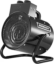 2000W Industrial Fan Heater, 2-in-1 Portable Electric Heater Freestanding Carpet Dryer with SAA Black