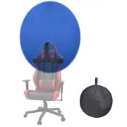 Portable Foldable Screen Chair Background For Video Chats Meeting Game, Blue