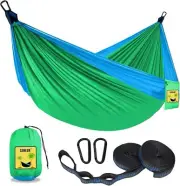 SZHLUX Kids Hammock - Kids Camping Gear, Camping Accessories with 2 Tree Straps