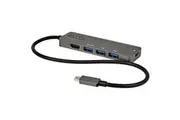 StarTech.com USB C Multiport Adapter, USB-C to HDMI 4K 60Hz (HDR10), 100W PD Pass-Through, 4xUSB 3.0, USB Type-C Mini Dock, 12"