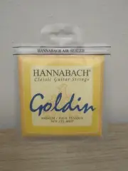 Hannabach Classical Guitar Goldin Medium/High Tension, 725