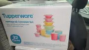 Tupperware Heritage Collection 32 Piece Food Storage Container Set