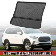 3D TPE Cargo Mat Boot Mat Liner Trunk Mat For LDV D90 2017-2024 6/7-Seat