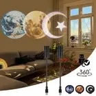 1 Sky Kids Bedroom Planet Moon Earth Desk Lamp Night Light Projector LED Lamp
