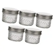 Glass Storage Canisters Canning Jars Wide Mouth Holder Glass