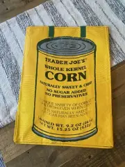 Trader Joe’s Whole Kernel Corn Reusable Tote Bag - NWT RARE