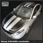 Dodge Dart 2013-2018 Over The Top Double Accent Stripes Decals (Choose Color)