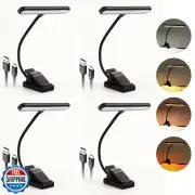 iGoober 4 Pack 28 LED Music Stand Lights, Eye Caring Clip-on Piano Light, Blu