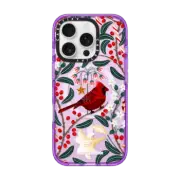 iPhone 16 Pro Impact Case MagSafe Compatible Cardinal at Christmas
