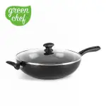 【GREENPAN】GREENCHEF 專利鑽石不沾鍋 鑽石系列 炒鍋 32CM(含蓋)