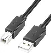 Printer Cord to Computer | A Male to B Cable,7ft High Speed Male A to B 2.0 Cord for Computer Laptop Keyboard Printer Use for Home