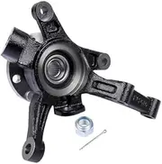 96870494 Front Right Passenger Side Steering Knuckle Assembly Replacement for Chevrolet Aveo 2004-2011, Chevrolet Aveo5 2007-2011, Pontiac G3 2009-2010# 96870494, 96870492, 94565915 412689FR