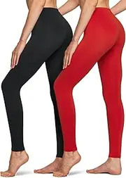 [TSLA] Women's Thermal Bottom, Soft Fleece Lined Long Johns, Winter Warm Base Layer Pants