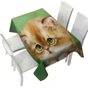 Sweet Cats Designs Ashamed Ginger Kitten Tablecloth