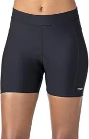 [TERRY] Club Short Regular 4.5 Inch Inseam Padded Bike Shorts - Women's Specific Spin Indoor Cycling Short