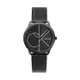 Calvin Klein美國原廠平輸 | CK手錶 minimal系列 - 霧黑面大LOGO米蘭錶帶 K3M5245X
