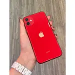 APPLE 蘋果 二手💗甜甜價🌟IPHONE 11 64G紅 FACE ID NG 🔋：84%螢幕換過其他功能都正常✅