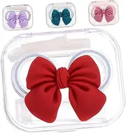 [Anneome] 4Sets Cute Decorative Box Cosmetic Organizer with Tools for Travel Durable Lightweight Leak Storage for Women