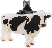 BELLIFFY Cute Cow Acrylic Car Air Vent Clip Strong Durable Car Accessory for Women Decorative Air Diffuser for Vehicle Vents Easy to Clean Maintain Compatible with