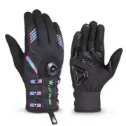 A Pair WEST BIKING Cycling Breathable Self-locking Gloves with Buckle, Size: L(C