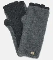 [Max Mara] Max Mara Manny alpaca, wool, and silk gloves One Size grey