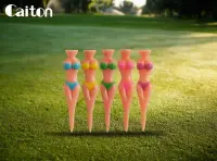 在飛比找Yahoo!奇摩拍賣優惠-新款熱銷 高爾夫球釘 比基尼模特球托 美女球TEE 塑膠球T